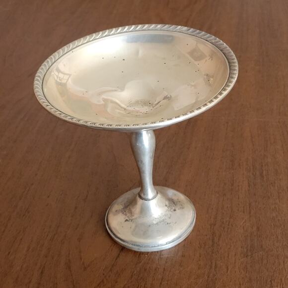 Vintage English Gadroon by Gorham Sterling Silver Compote #1101 5 7/8